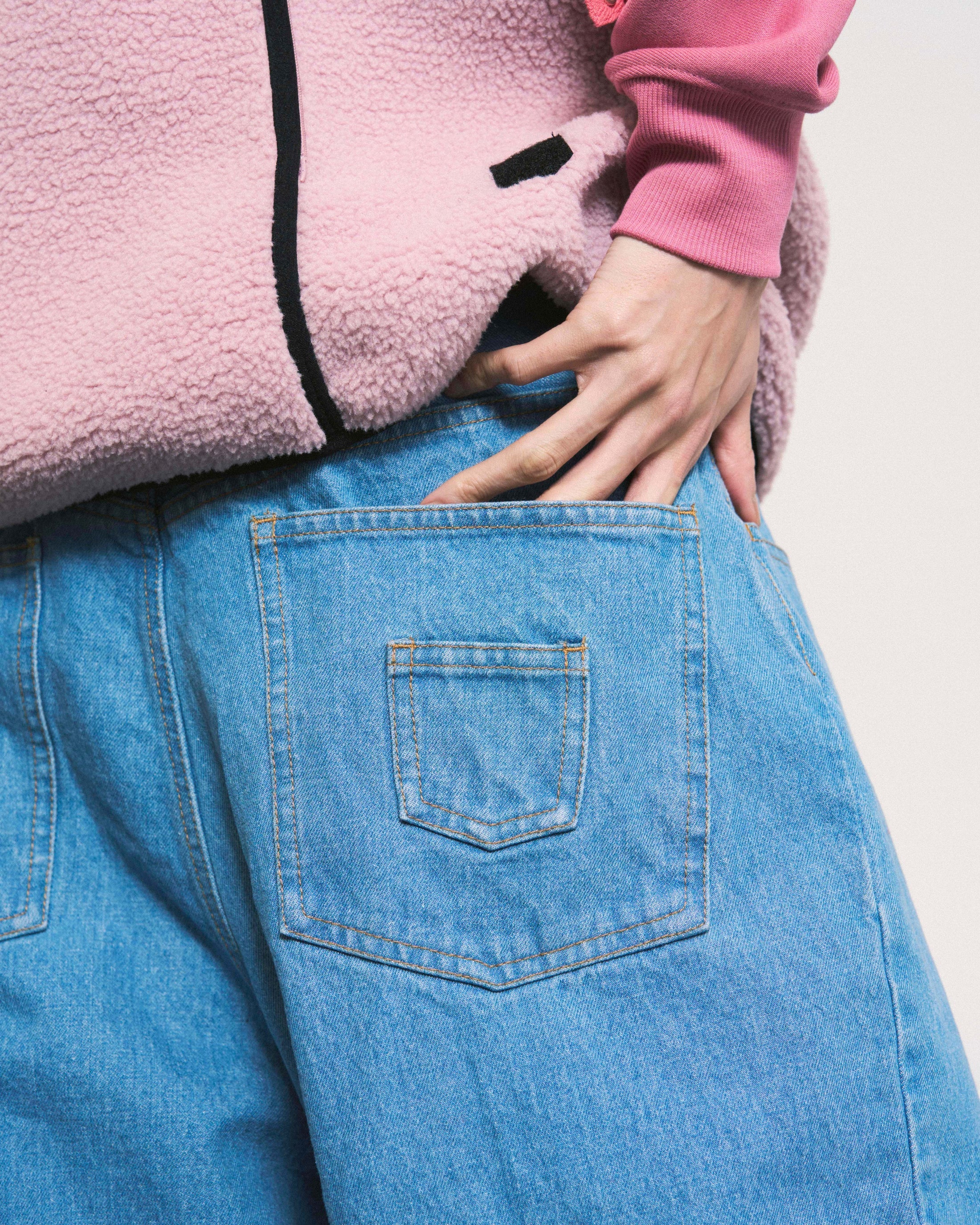 6 POCKET JEANS SAX - Image 3