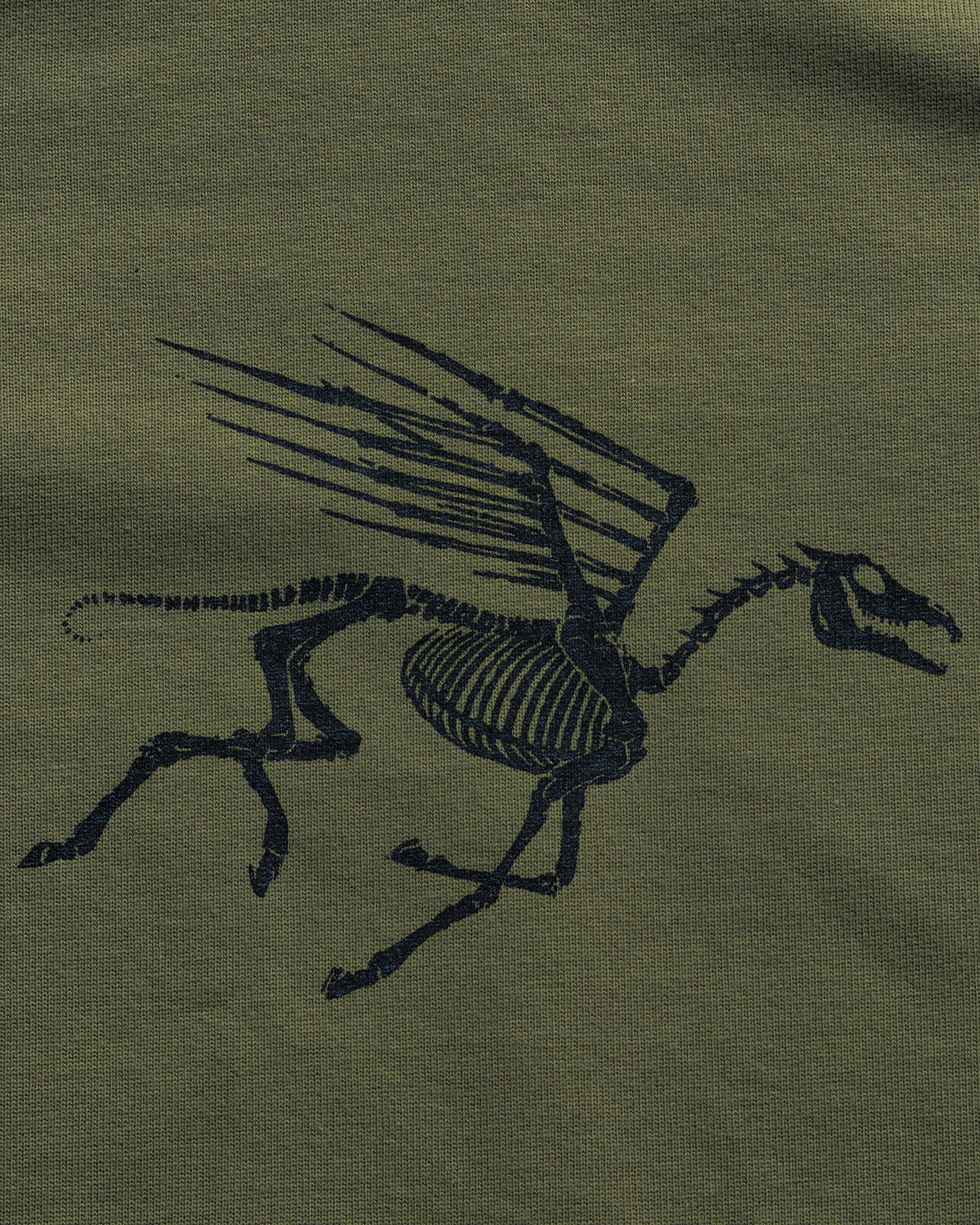 DIST / DNMX X SKULLPHONE "The Call of The Void" T-SHIRT OLIVE - Image 3