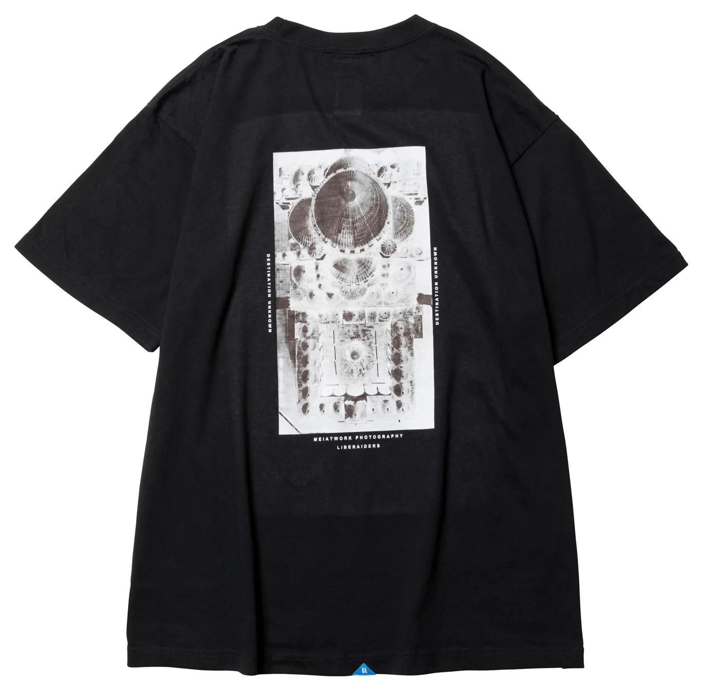 MAW AERIAL PHOTO TEE BLACK - Image 2