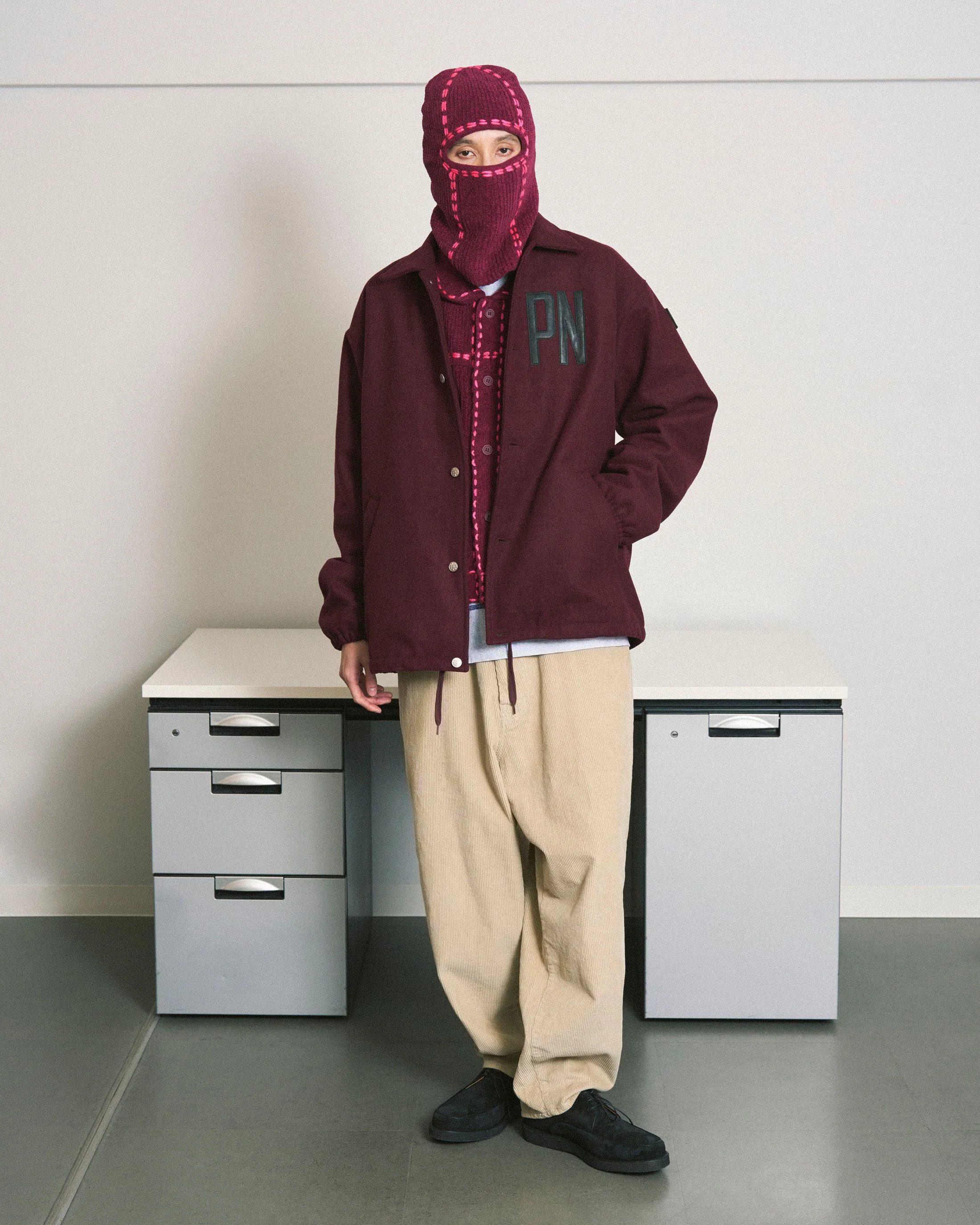 PG1 BALACLAVA BURGUNDY - Image 3