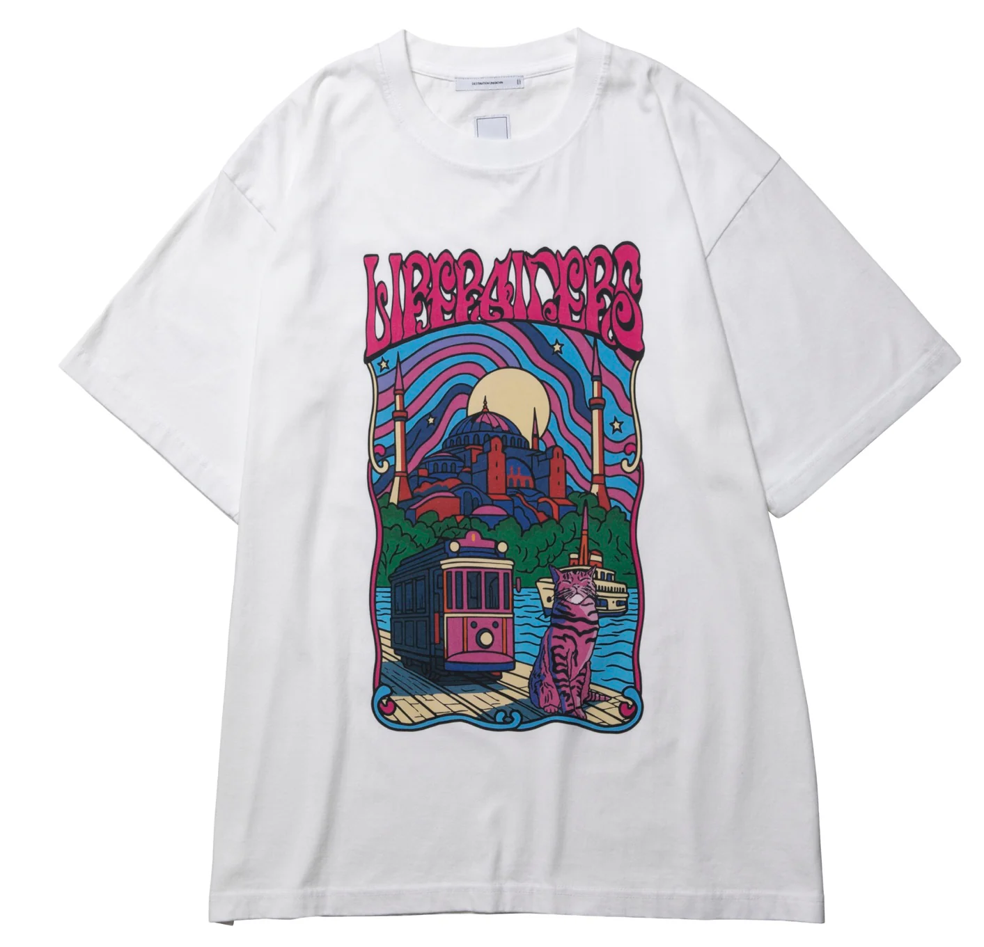 PSYCHEDELIC CITY TEE WHITE