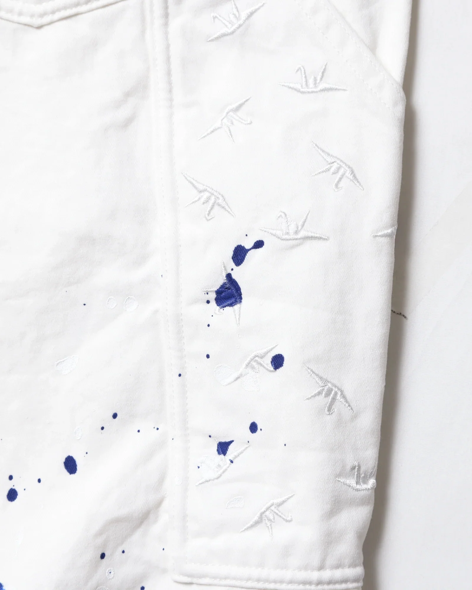 SARROUEL CHINO PAINTER PANTS WHITE - Image 7
