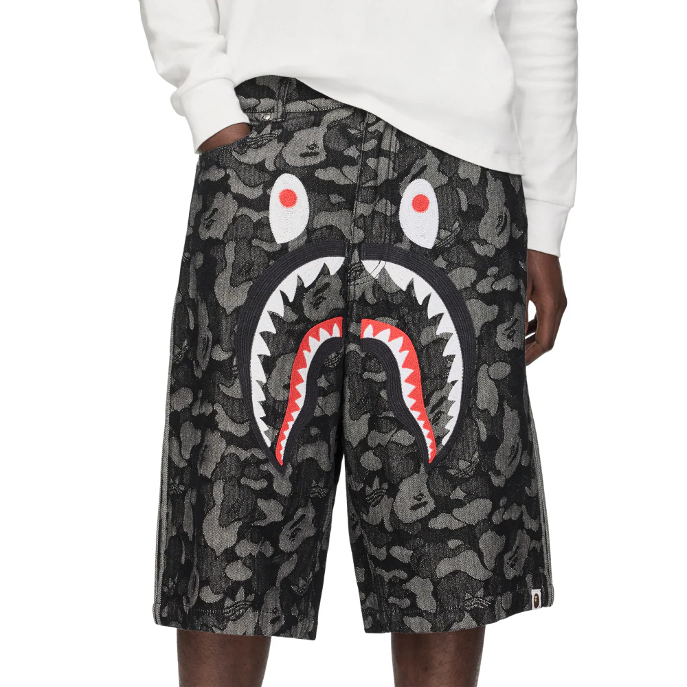 SHARK DENIM JORTS BAPE® - Image 3