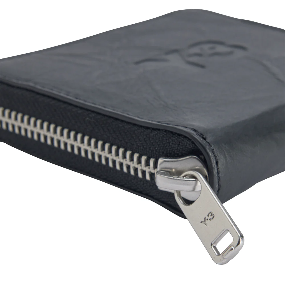 Y-3 CRINKLE LEATHER WALLET - Image 4